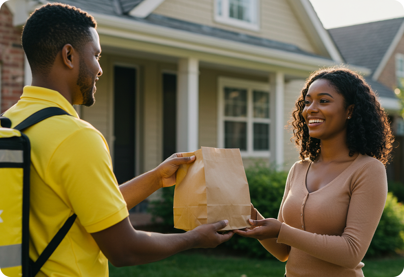 Food delivery interaction